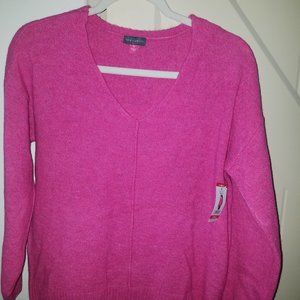 NWT Vince Camuto Sweater Hot  Pink Paradox Sz XS